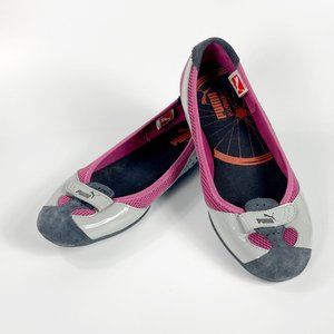 Puma® Flats, Womens 7.5, Sport LIfestyle™, Deep Magenta & Gray